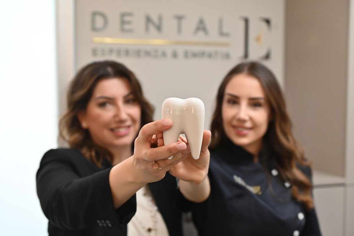 Angela Olevano e Giulia Mazzucchi titolari dello studio dentistico Dental E ad Anagni