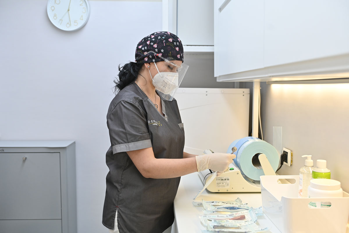 Processo di sterilizzazione Dental E Anagni